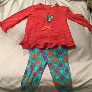 Le top Mismatched printed outfit worn once 12m